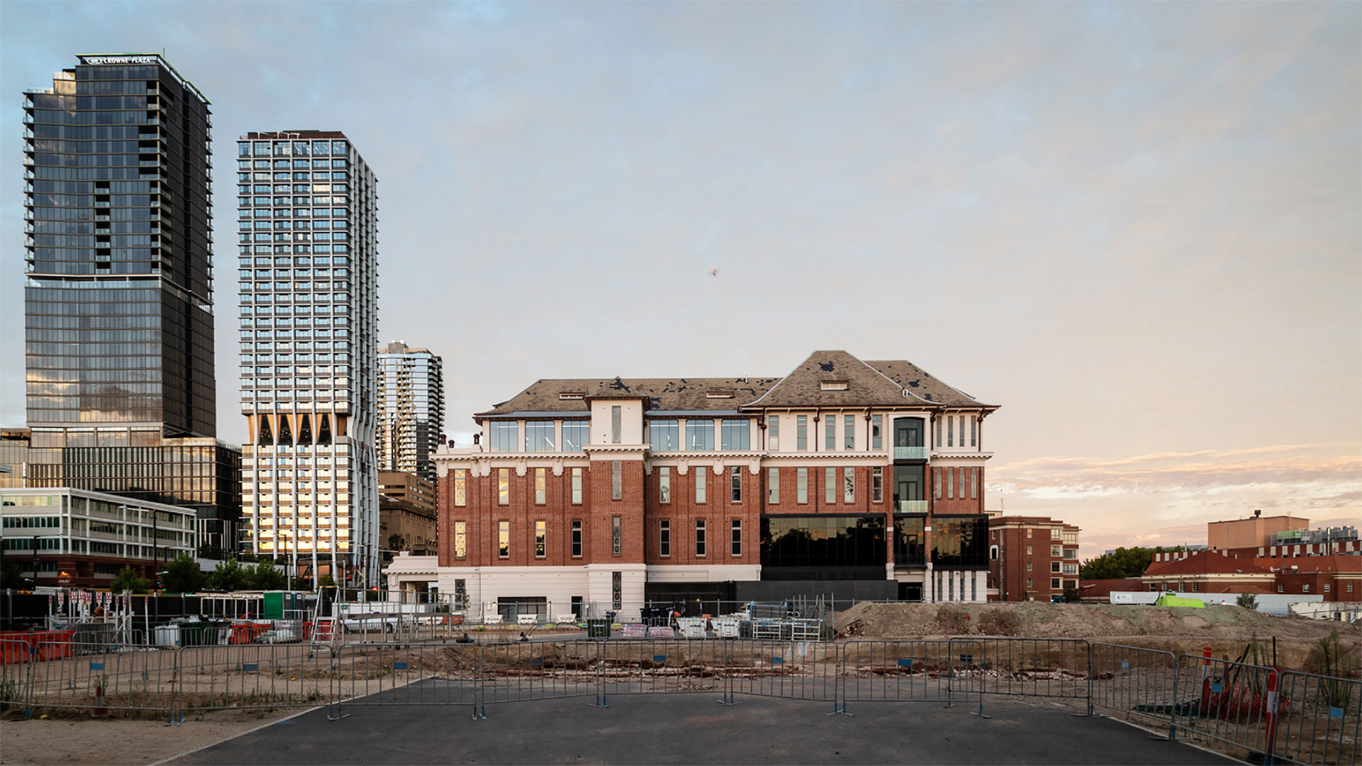 Bice Building — rear view showing Lot Fourteen precinct context