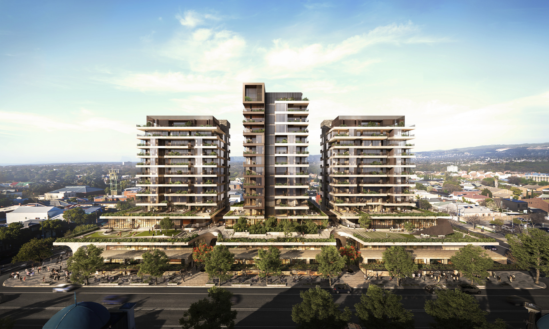 Epoxy floor coating — 88 O'Connell Street Adelaide