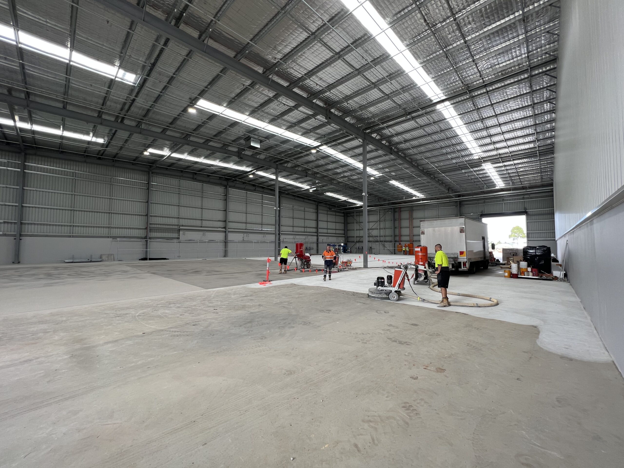 Concrete surface grinding — CHEP Direk Service Centre Adelaide