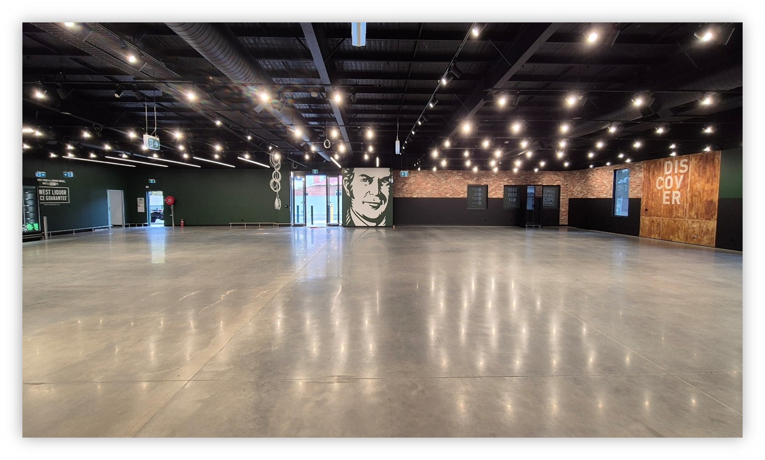 Epoxy floor coating — Dan Murphy's Unley SA