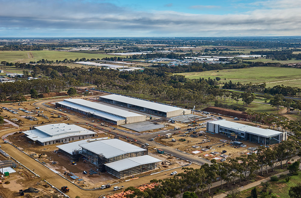 RAAF Base Edinburgh Land-19 facility aerial overview