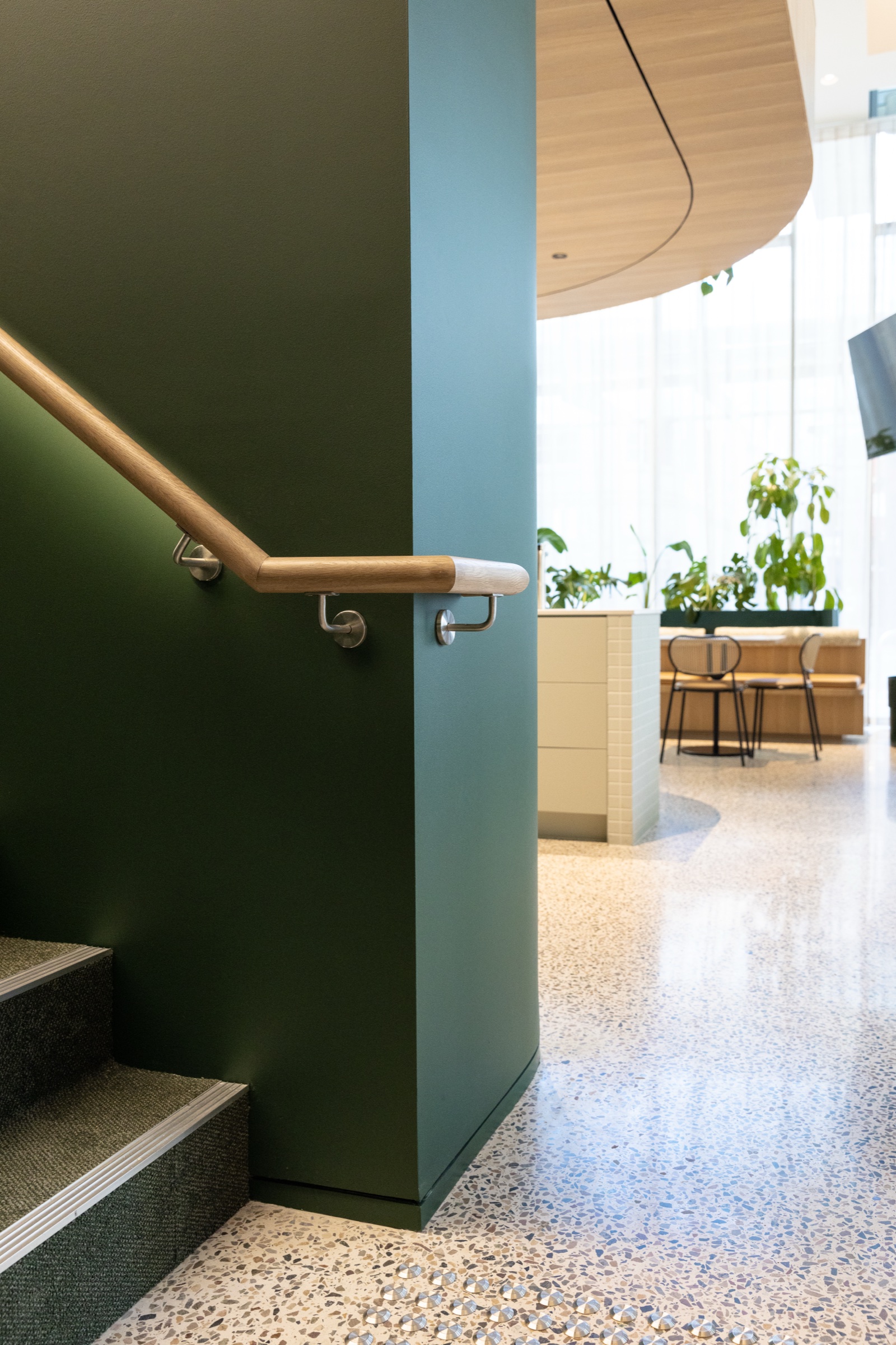 Polished concrete detail — Shape Adelaide Office