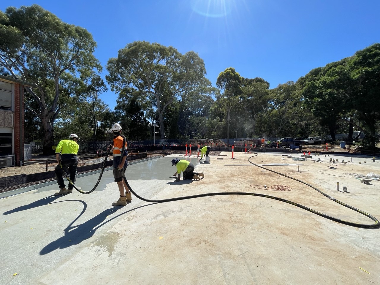 Floor levelling completed — Stradbroke Primary School Adelaide